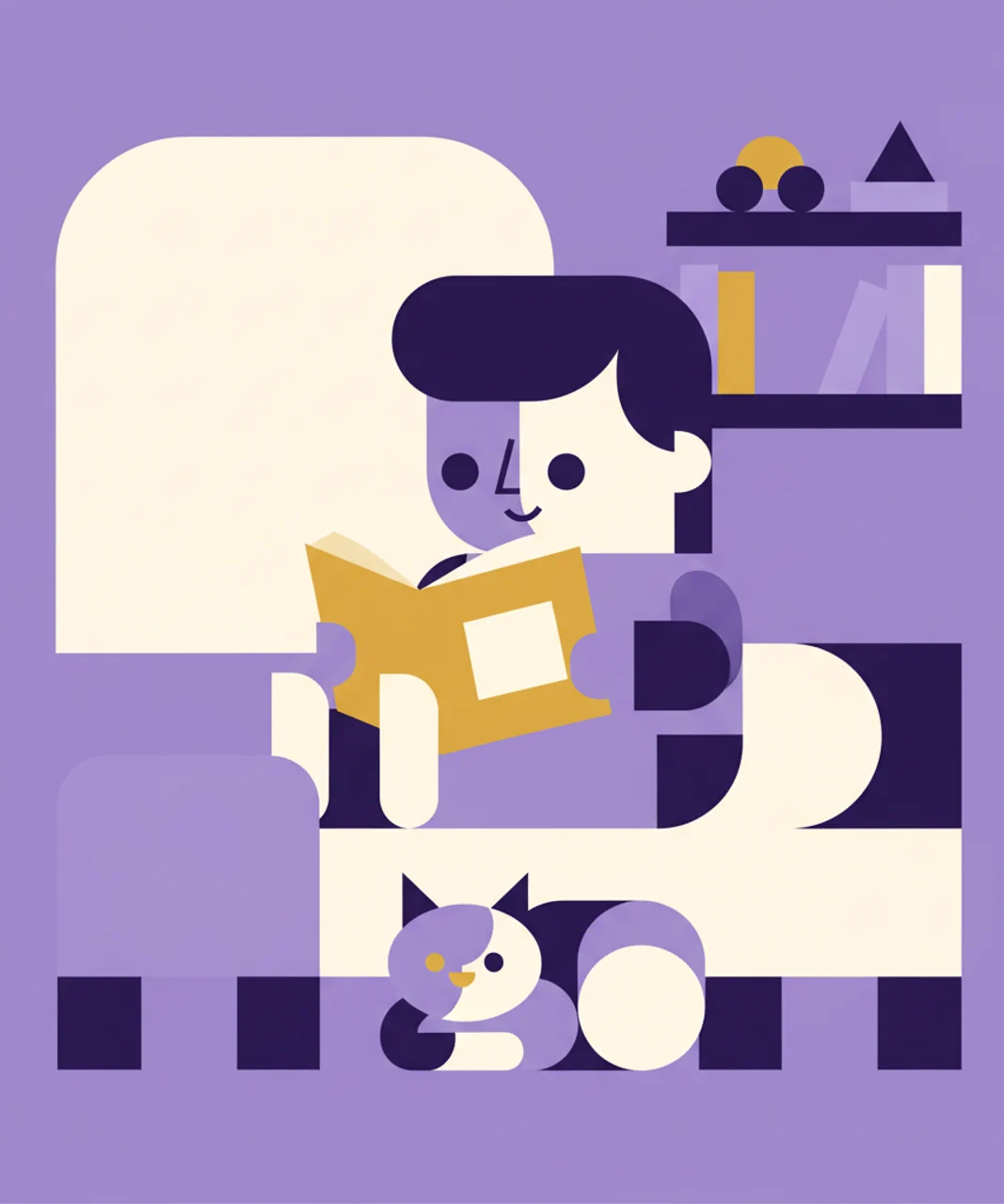 Modern Geometric — bold shapes, age 2-4
