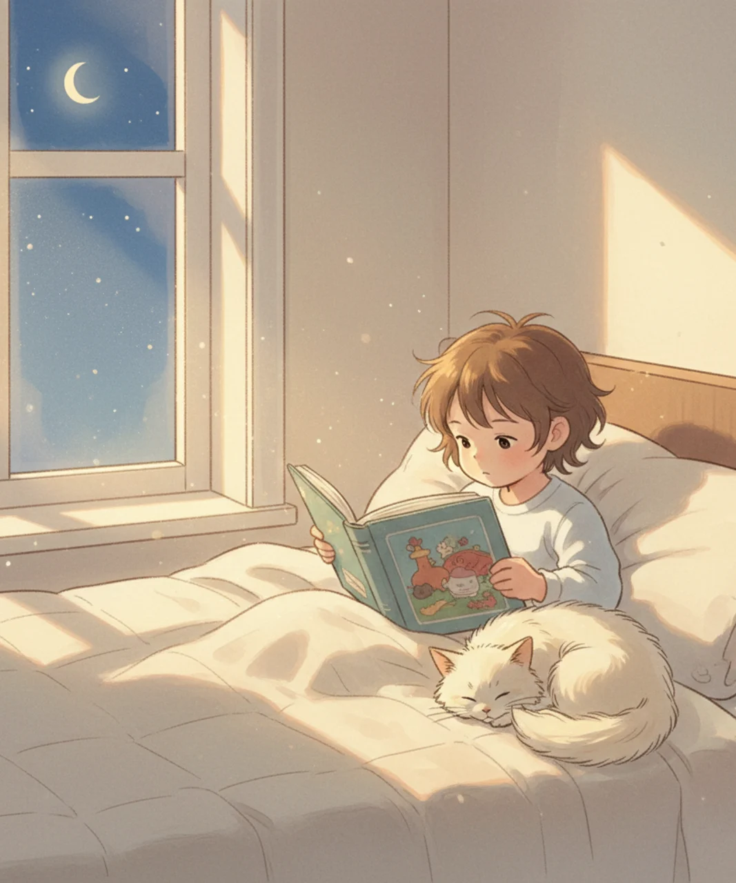 Ghibli Storybook — soft & cinematic, age 4-8